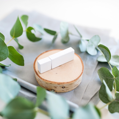 8 GB weißer USB-Stick (3.0)
