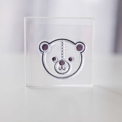 Stamp teddy bear