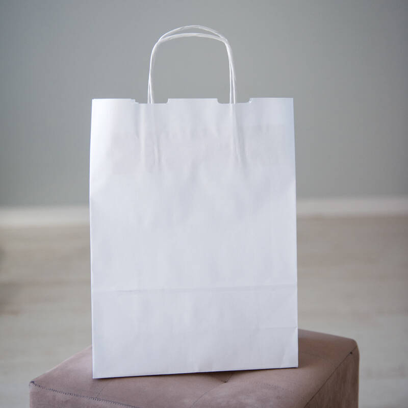 Large paper bag white