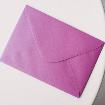 Purple c6 envelope 