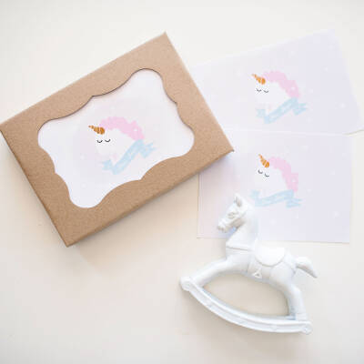 Box insert 15x23 Magic Unicorn, 5 pcs