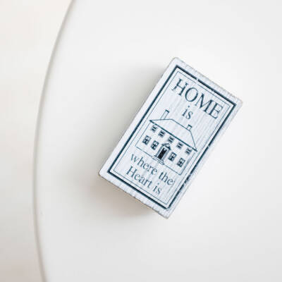 Vintage stamp home